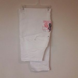 Great Expectations Maternity Ankle Jeans White Choose Large XL XXL New w/Defects